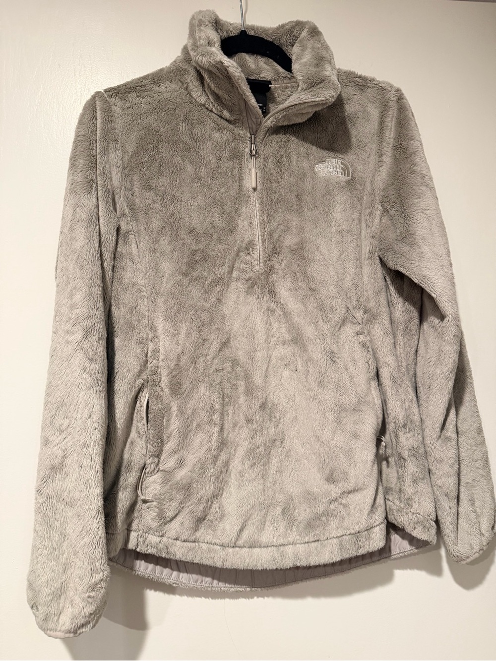 The North Face Women’s Osito Grey 1/2 Zip Size Medium